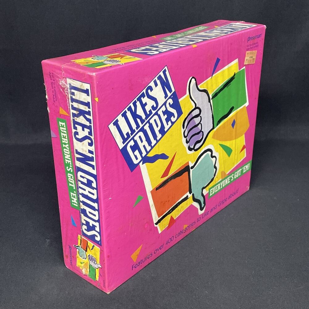 Likes N Gripes Vintage 90s Board‎ Game Everyone's Got 'Em! New Sealed Teen-Adult